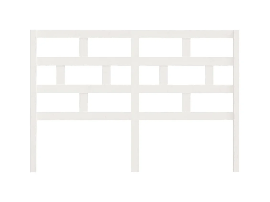 Tête de lit accessoire bois blanche 166 x 4 x 100 cm TDL0203795