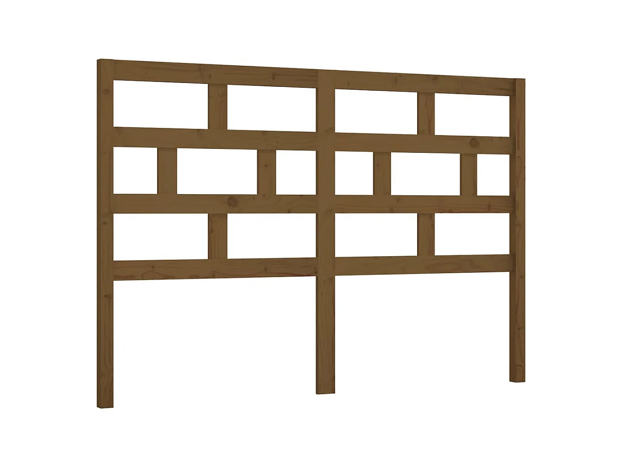 Tête de lit accessoire bois marron 166 x 4 x 100 cm TDL0202937