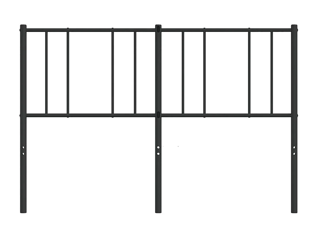 Tête de lit accessoire métal argentée 125 x 3 x 90 cm TDL0202443