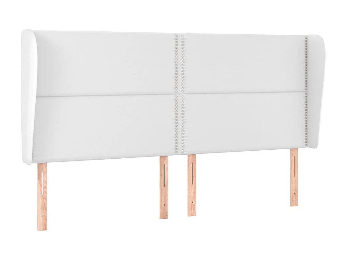 Tête de lit accessoire blanche 203 x 23 x 128 cm TDL0205780