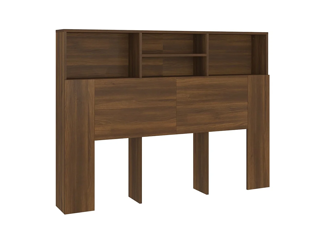 Tête de lit avec effet bois marron 140 x 19 x 103.5 cm TDL0200063