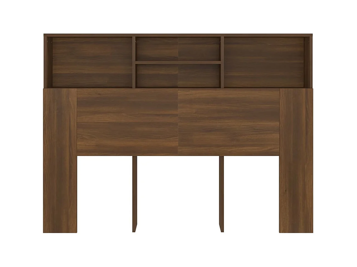 Tête de lit avec effet bois marron 140 x 19 x 103.5 cm TDL0200063