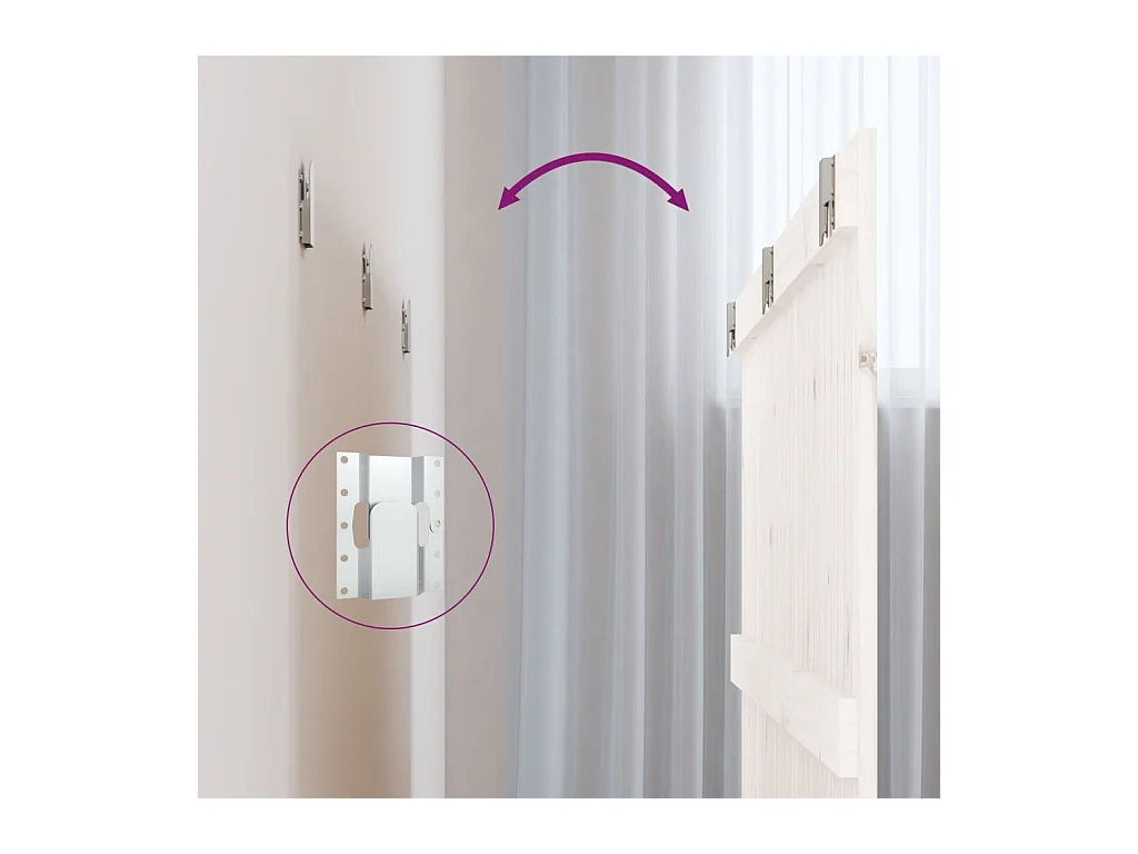 Tête de lit accessoire bois blanche 166 x 3 x 90 cm TDL0202705