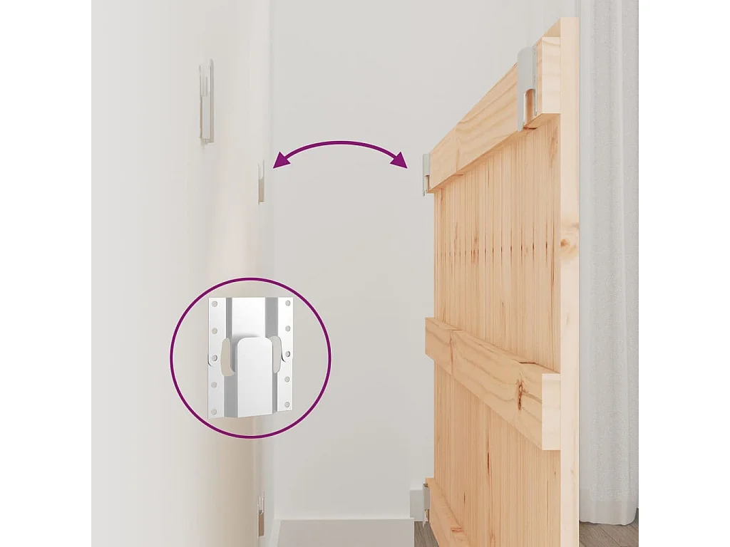 Tête de lit accessoire bois marron 95.5 x 3 x 60 cm TDL0202744