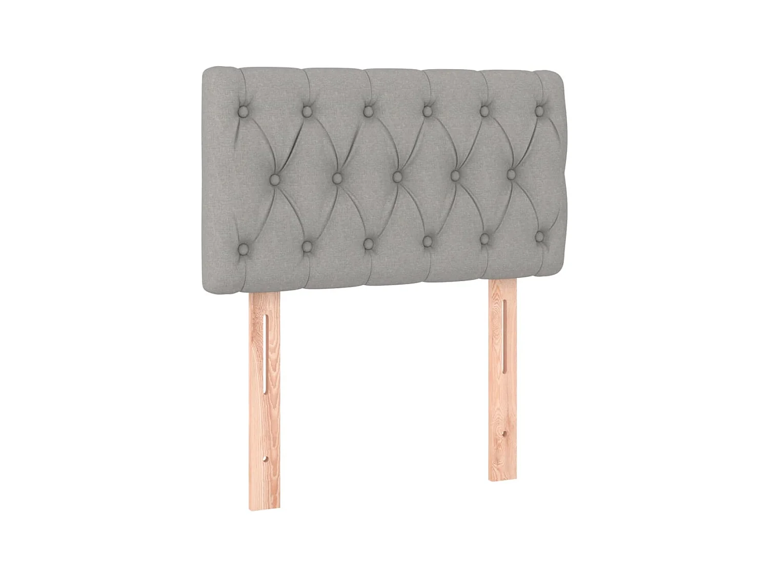 Tête de lit accessoire tissu grise 80 x 7 x 88 cm TDL0203209