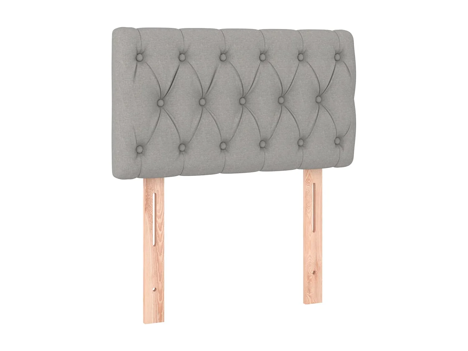 Tête de lit accessoire tissu grise 80 x 7 x 88 cm TDL0203209