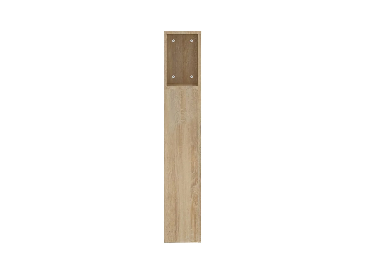 Tête de lit avec effet bois beige 200 x 18.5 x 104.5 cm TDL0200045