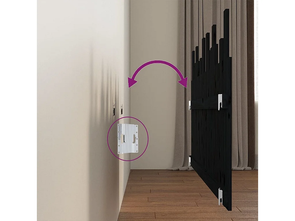 Tête de lit accessoire bois marron 166 x 3 x 80 cm TDL0202520