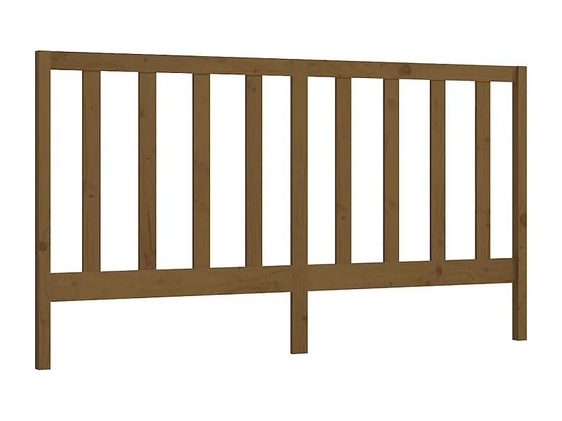 Tête de lit accessoire bois marron 206 x 4 x 100 cm TDL0202872