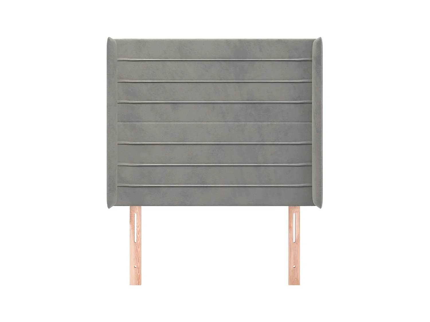 Tête de lit accessoire tissu grise 103 x 16 x 128 cm TDL0205317