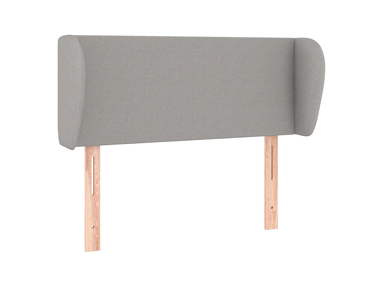 Tête de lit accessoire tissu grise 103 x 23 x 88 cm TDL0205287