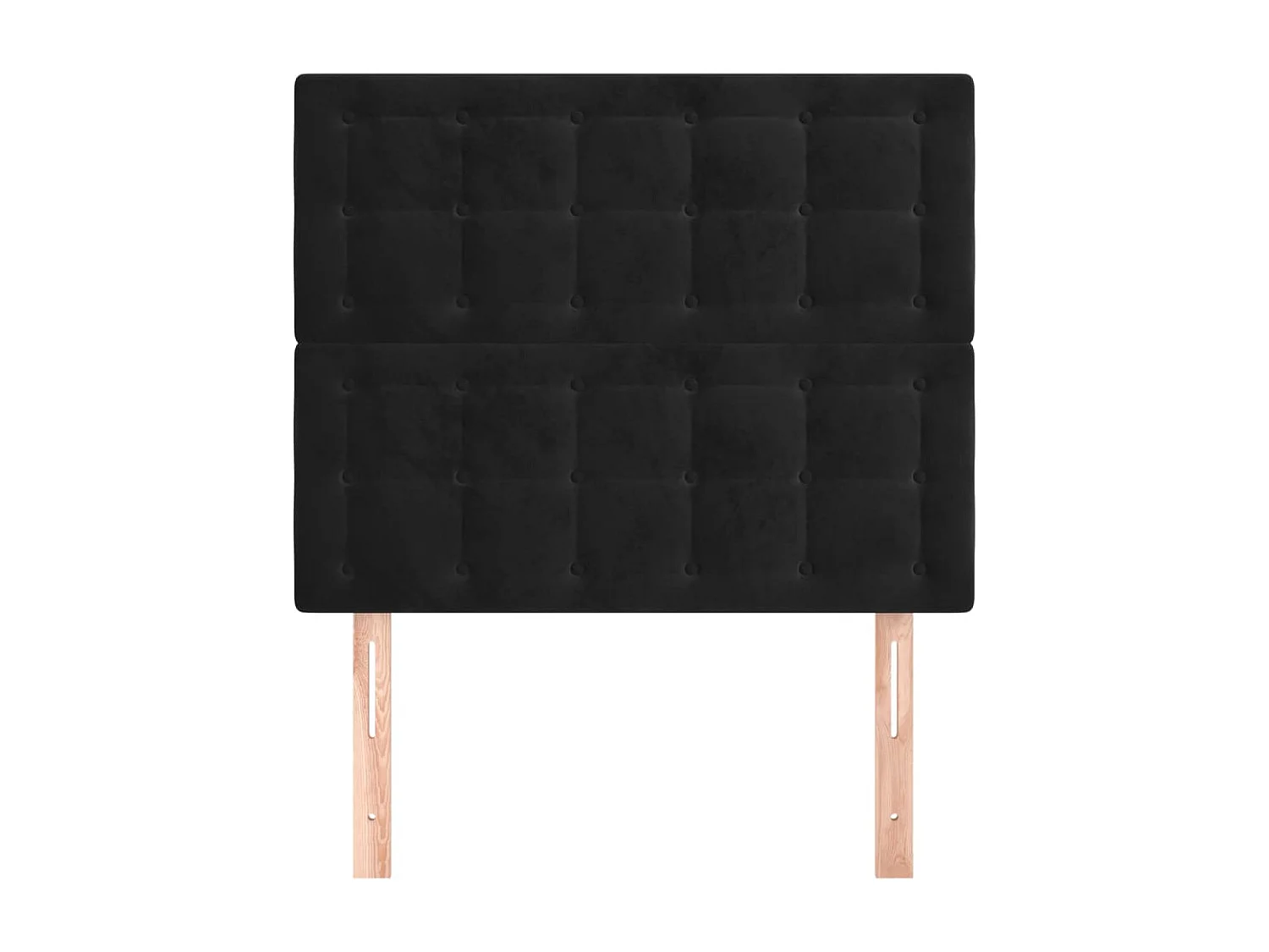 Tête de lit accessoire tissu noire 100 x 5 x 128 cm TDL0206268