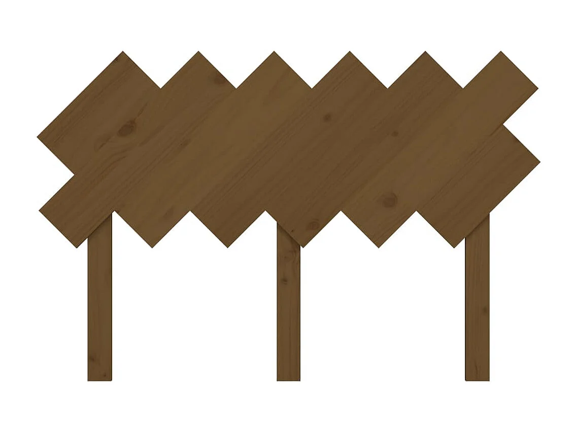 Tête de lit accessoire bois marron 122.5 x 3 x 80.5 cm TDL0203084