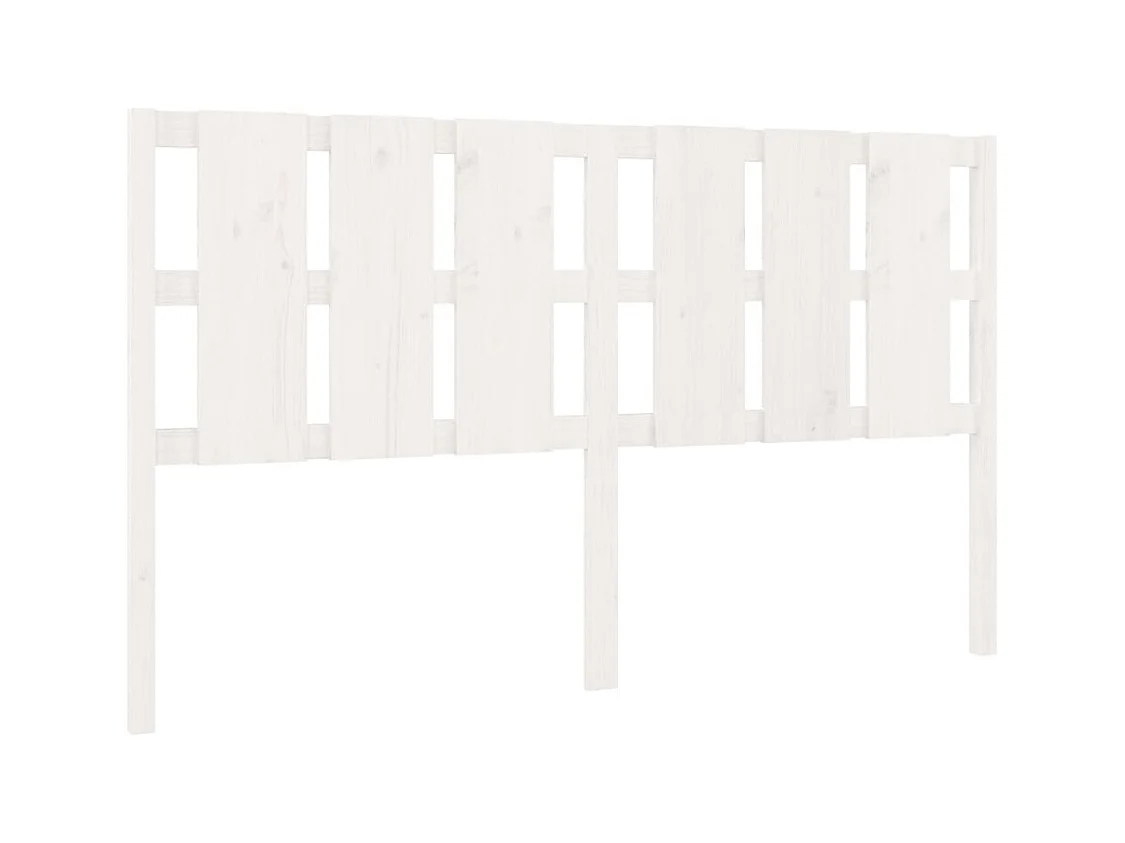 Tête de lit accessoire bois blanche 185.5 x 4 x 100 cm TDL0203774