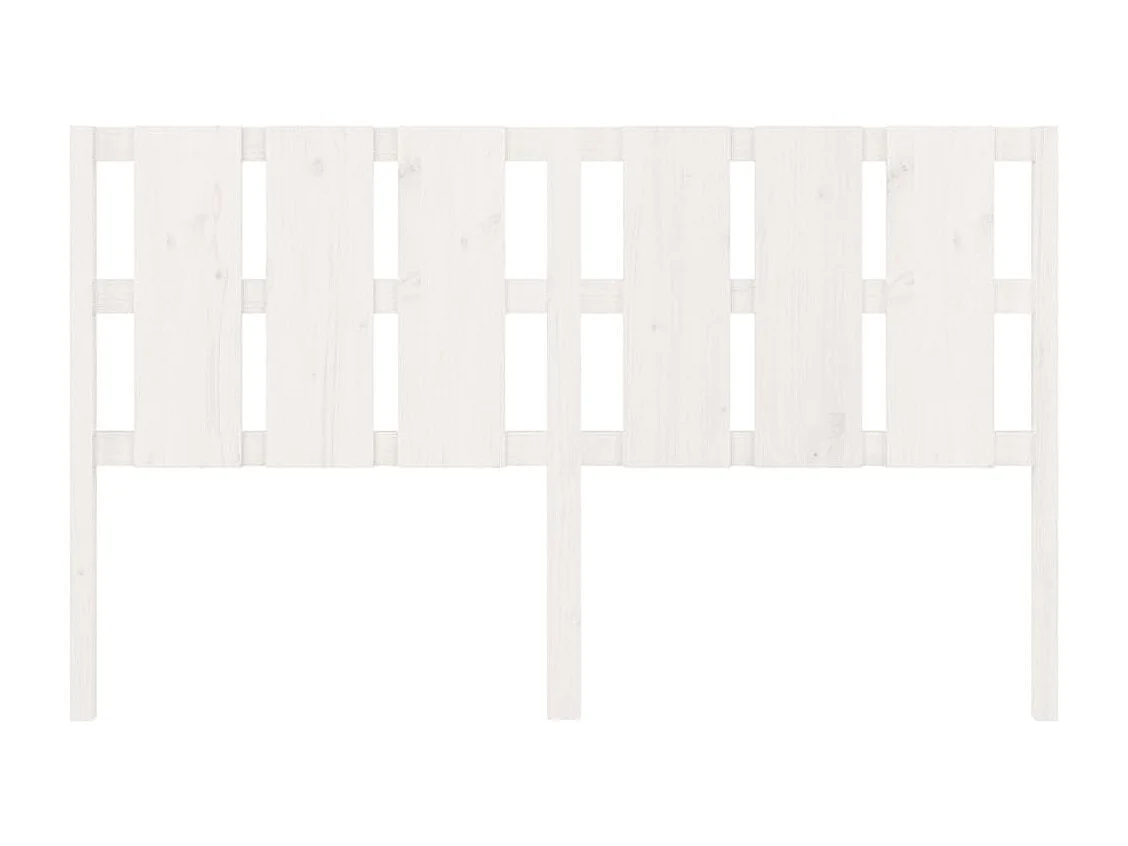 Tête de lit accessoire bois blanche 185.5 x 4 x 100 cm TDL0203774