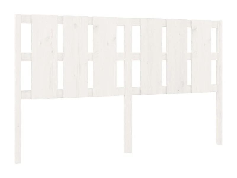 Tête de lit accessoire bois blanche 185.5 x 4 x 100 cm TDL0203774