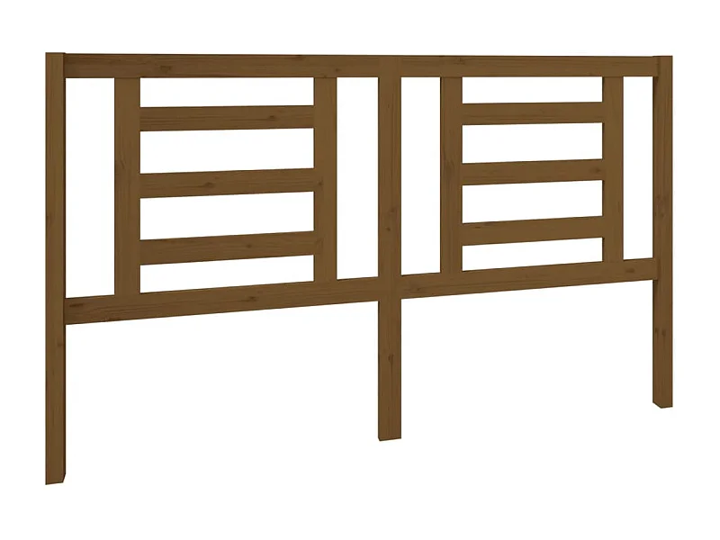 Tête de lit accessoire bois marron 166 x 4 x 100 cm TDL0202942