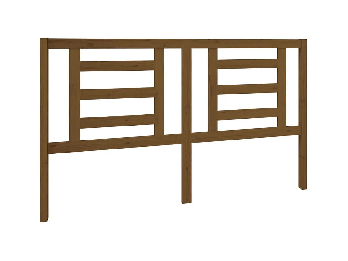 Tête de lit accessoire bois marron 166 x 4 x 100 cm TDL0202942