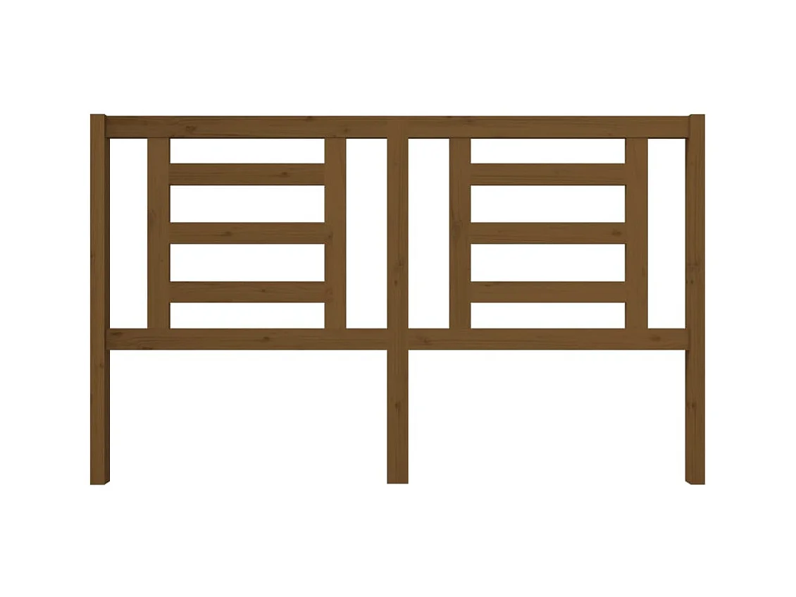 Tête de lit accessoire bois marron 166 x 4 x 100 cm TDL0202942