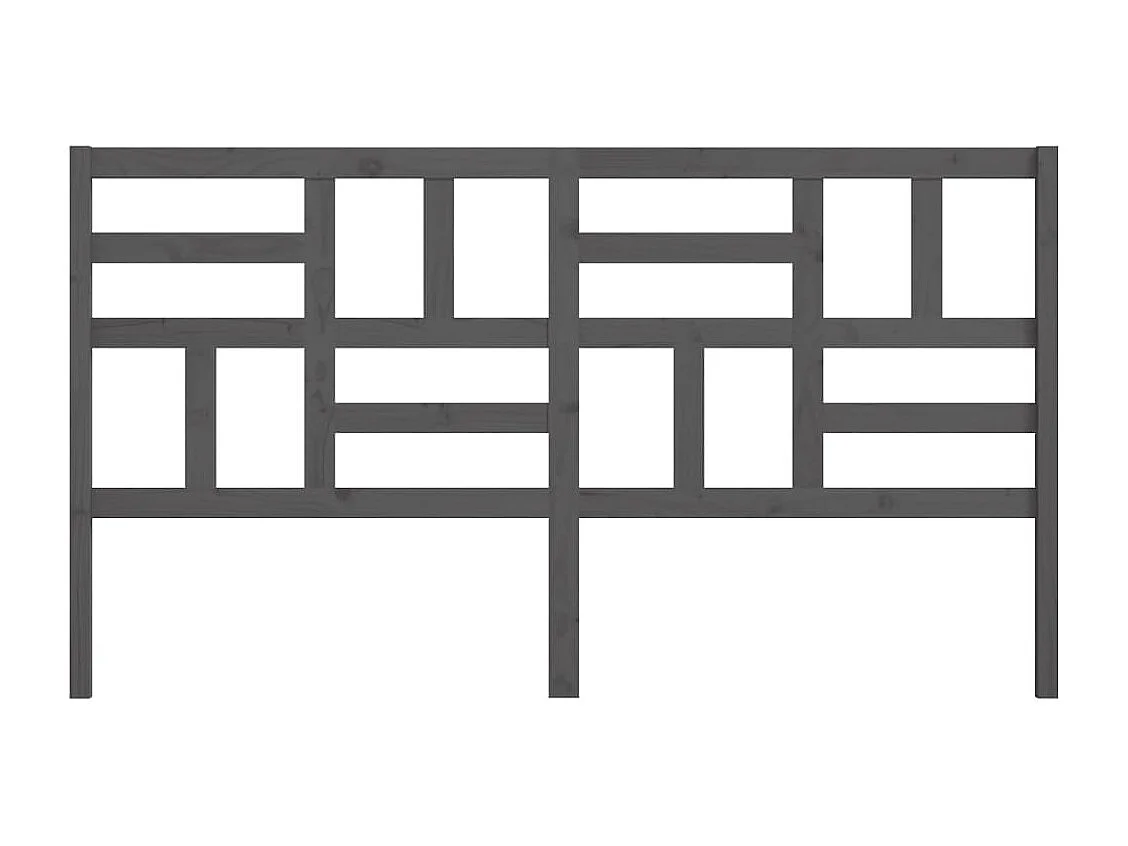 Tête de lit accessoire bois marron 206 x 4 x 104 cm TDL0203313