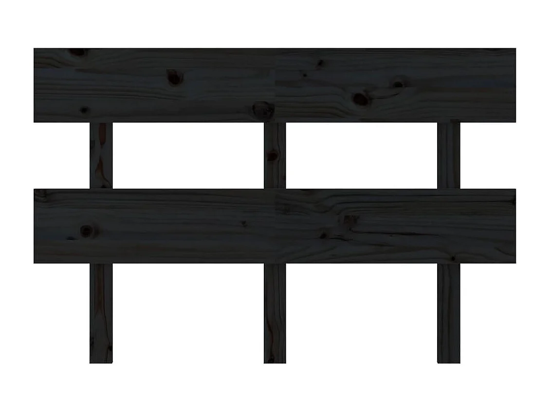 Tête de lit accessoire bois marron 124 x 3 x 81 cm TDL0202349