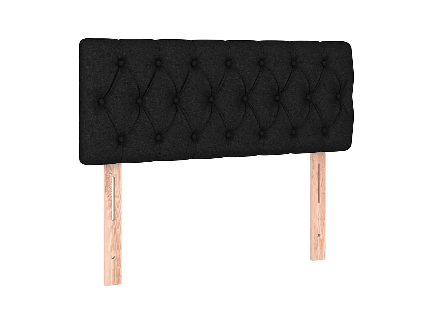 Tête de lit accessoire tissu noire 100 x 7 x 88 cm TDL0200744