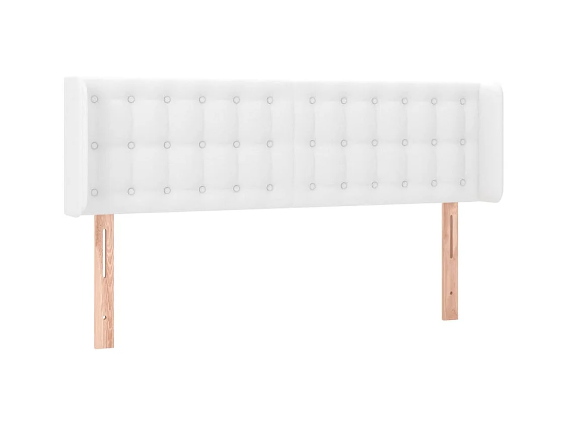 Tête de lit accessoire blanche 147 x 16 x 78 cm TDL0201943