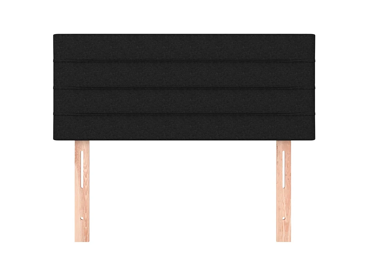 Tête de lit accessoire tissu noire 90 x 5 x 78 cm TDL0202079