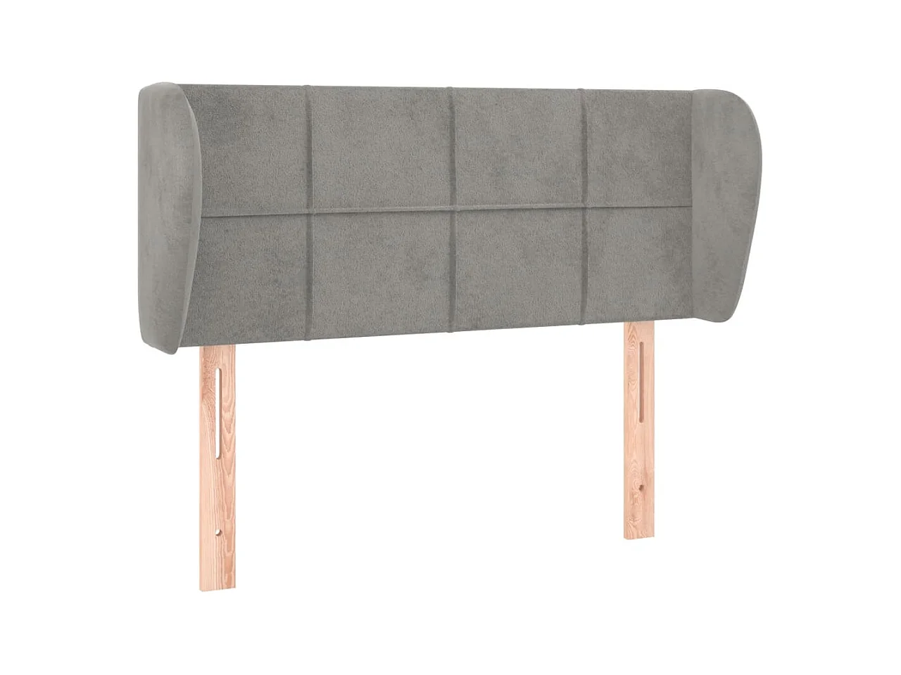 Tête de lit accessoire tissu grise 103 x 23 x 88 cm TDL0205275