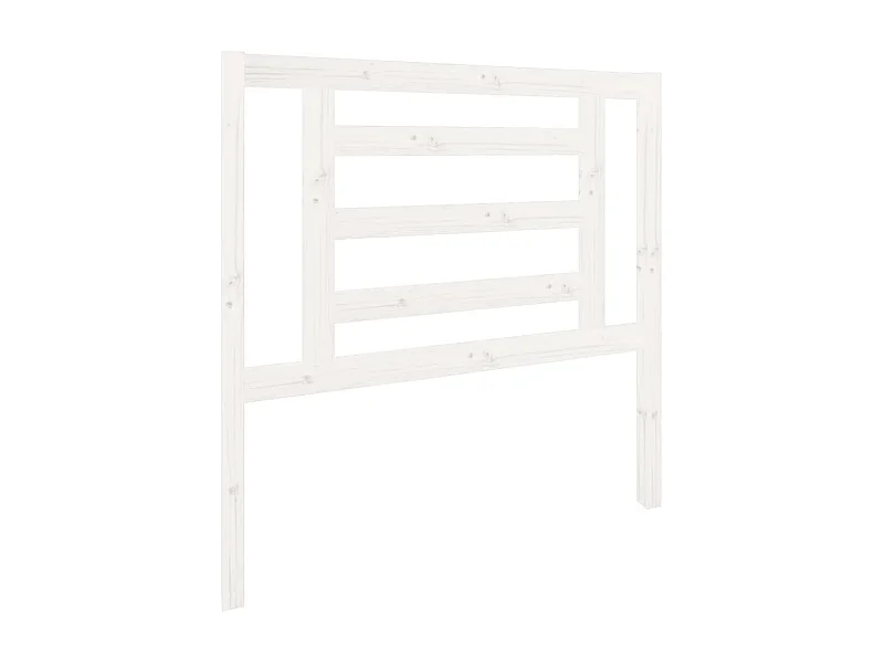 Tête de lit accessoire bois blanche 96 x 4 x 100 cm TDL0203647