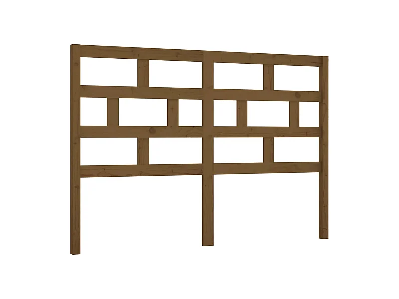 Tête de lit accessoire bois marron 146 x 4 x 100 cm TDL0203008