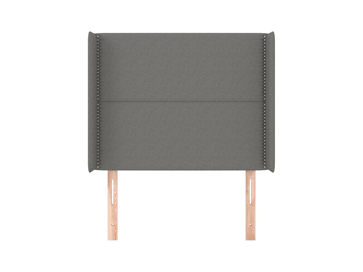 Tête de lit accessoire tissu grise 103 x 16 x 128 cm TDL0205073