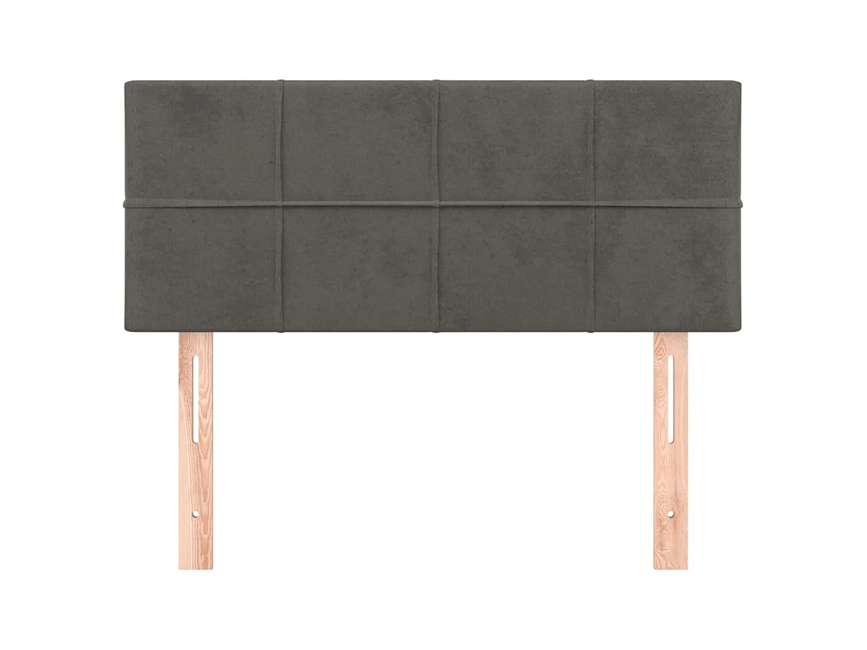 Tête de lit accessoire tissu grise 90 x 5 x 88 cm TDL0203163