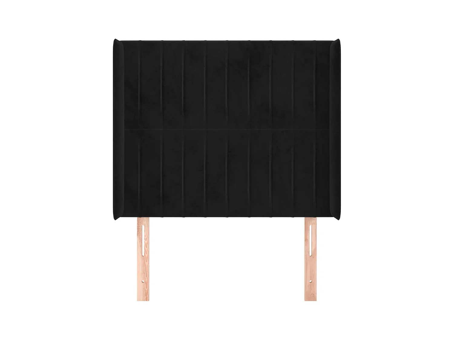 Tête de lit accessoire tissu noire 103 x 16 x 128 cm TDL0204628