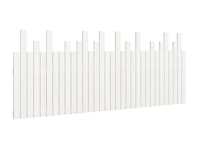 Tête de lit accessoire bois blanche 204 x 3 x 80 cm TDL0202695