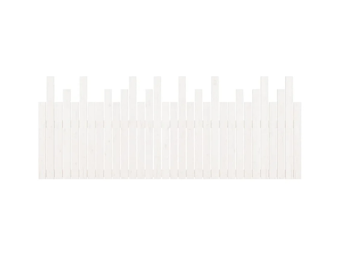 Tête de lit accessoire bois blanche 204 x 3 x 80 cm TDL0202695