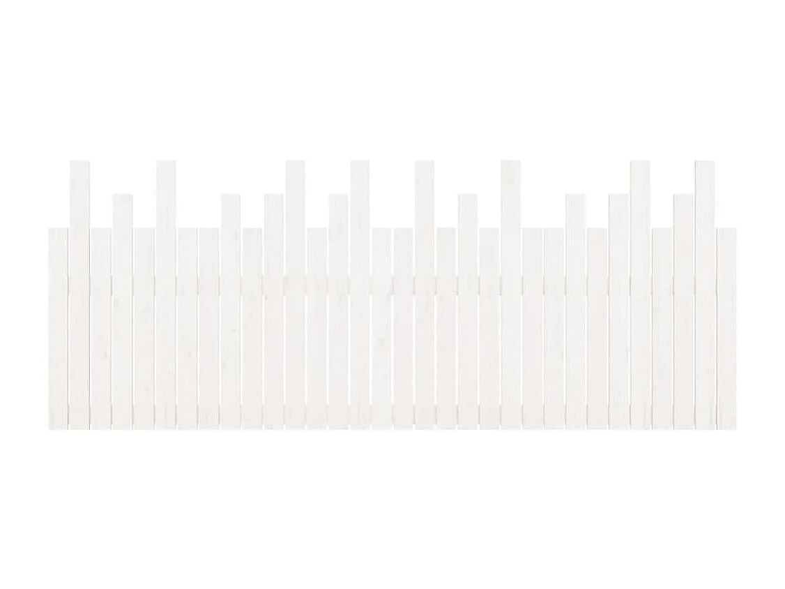 Tête de lit accessoire bois blanche 204 x 3 x 80 cm TDL0202695