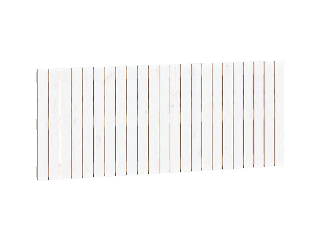 Tête de lit accessoire bois blanche 147 x 3 x 60 cm TDL0202717