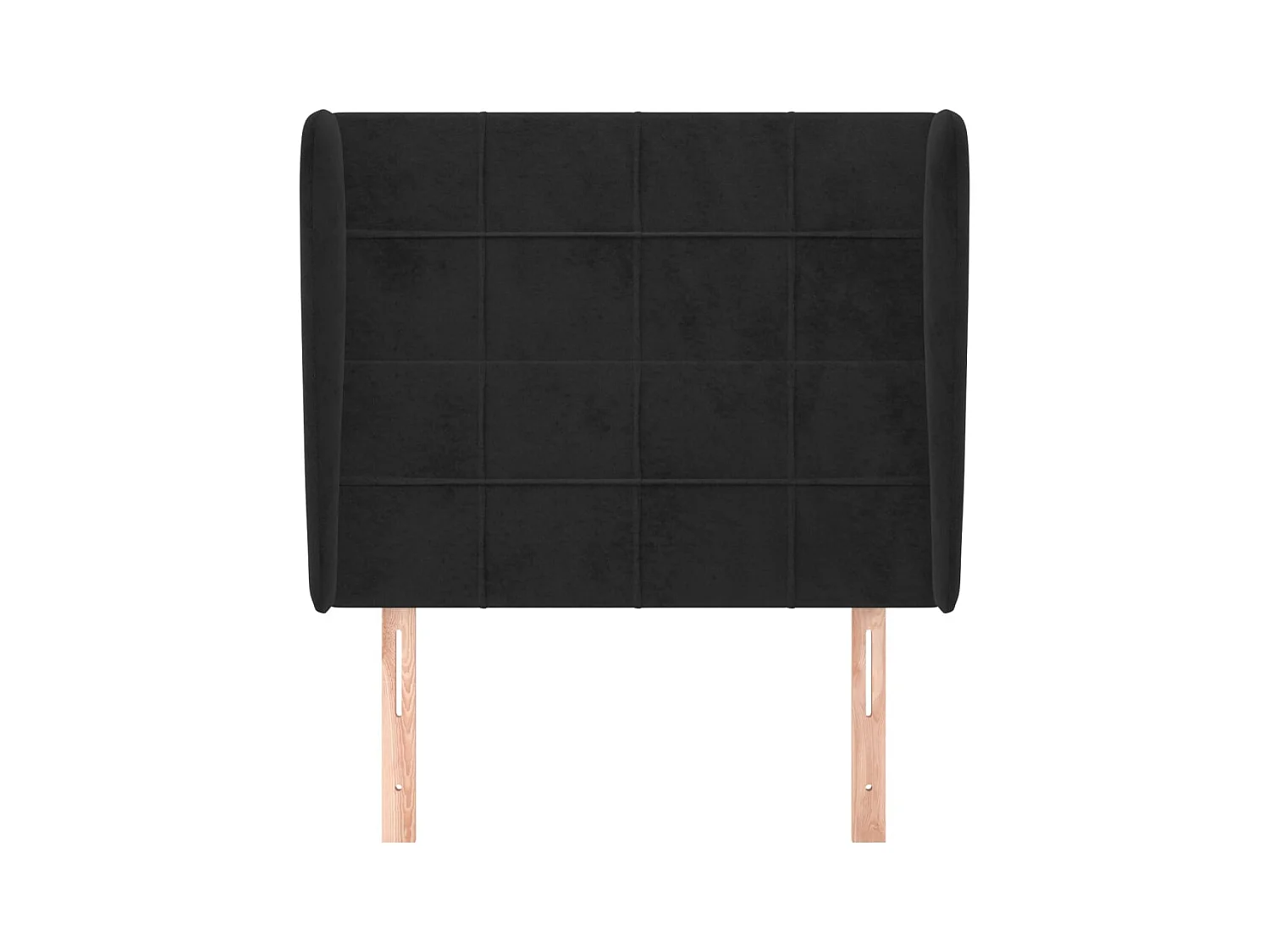 Tête de lit accessoire tissu noire 83 x 23 x 128 cm TDL0204432