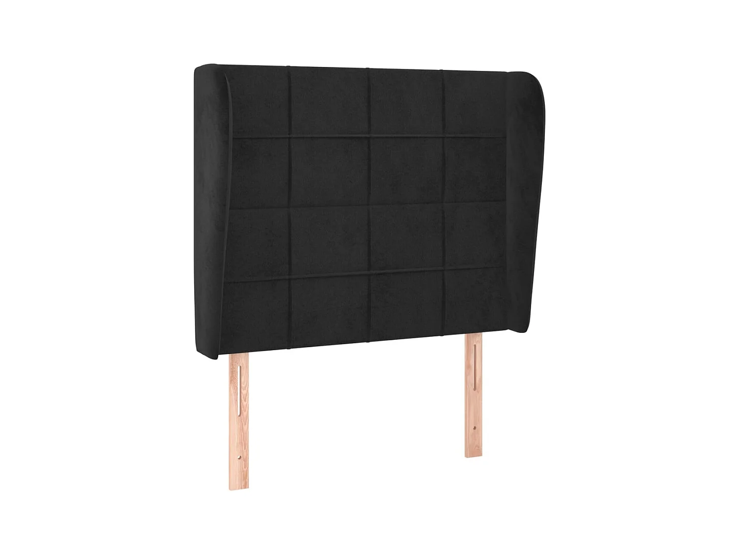 Tête de lit accessoire tissu noire 83 x 23 x 128 cm TDL0204432