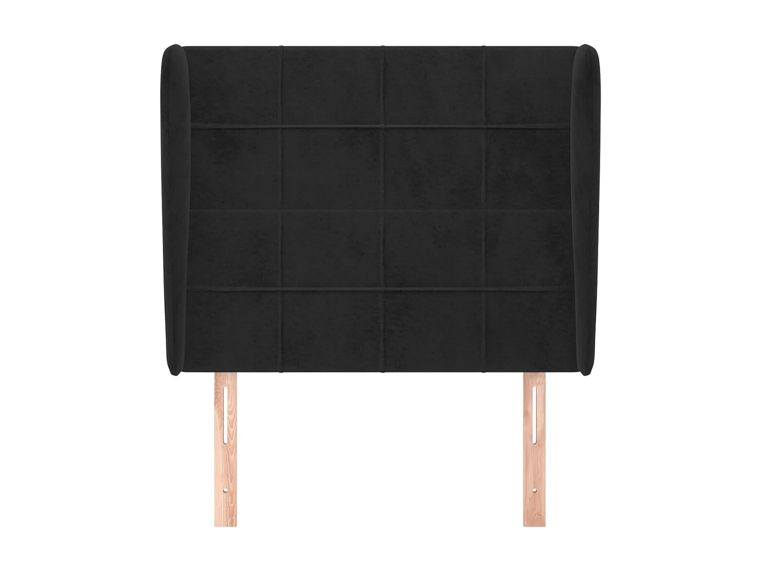 Tête de lit accessoire tissu noire 83 x 23 x 128 cm TDL0204432