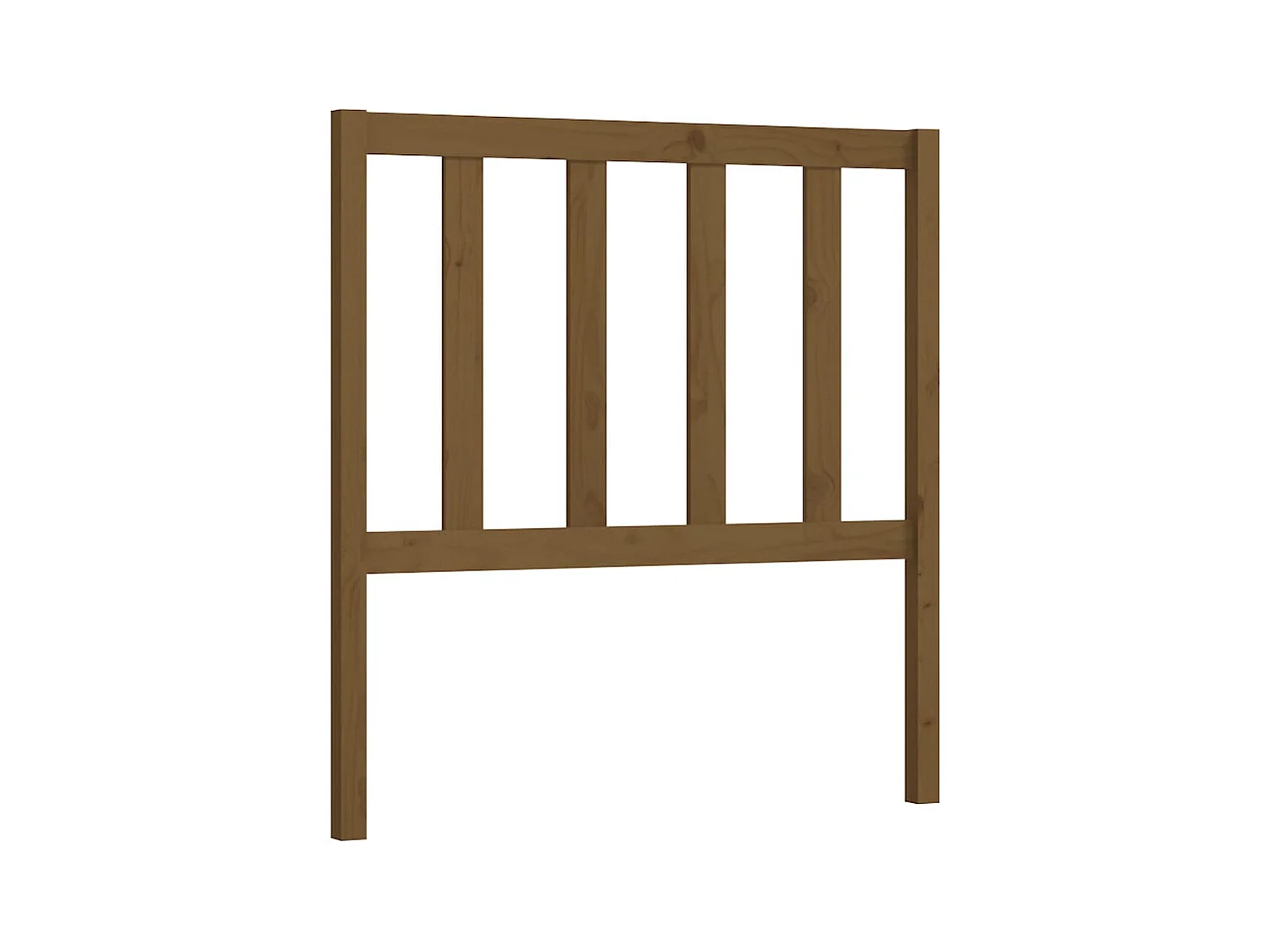 Tête de lit accessoire bois marron 96 x 4 x 100 cm TDL0202810