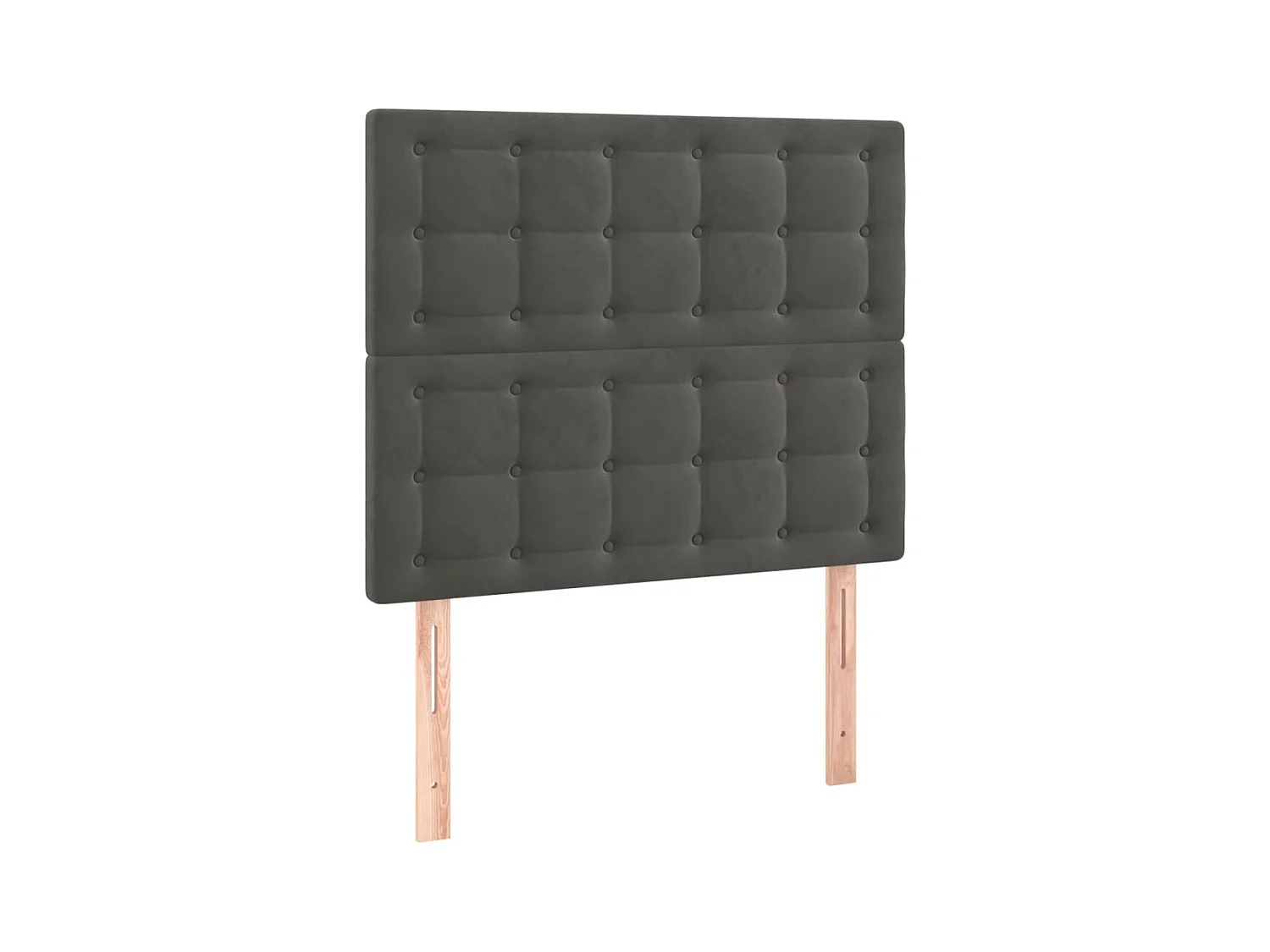 Tête de lit accessoire tissu grise 100 x 5 x 128 cm TDL0206383