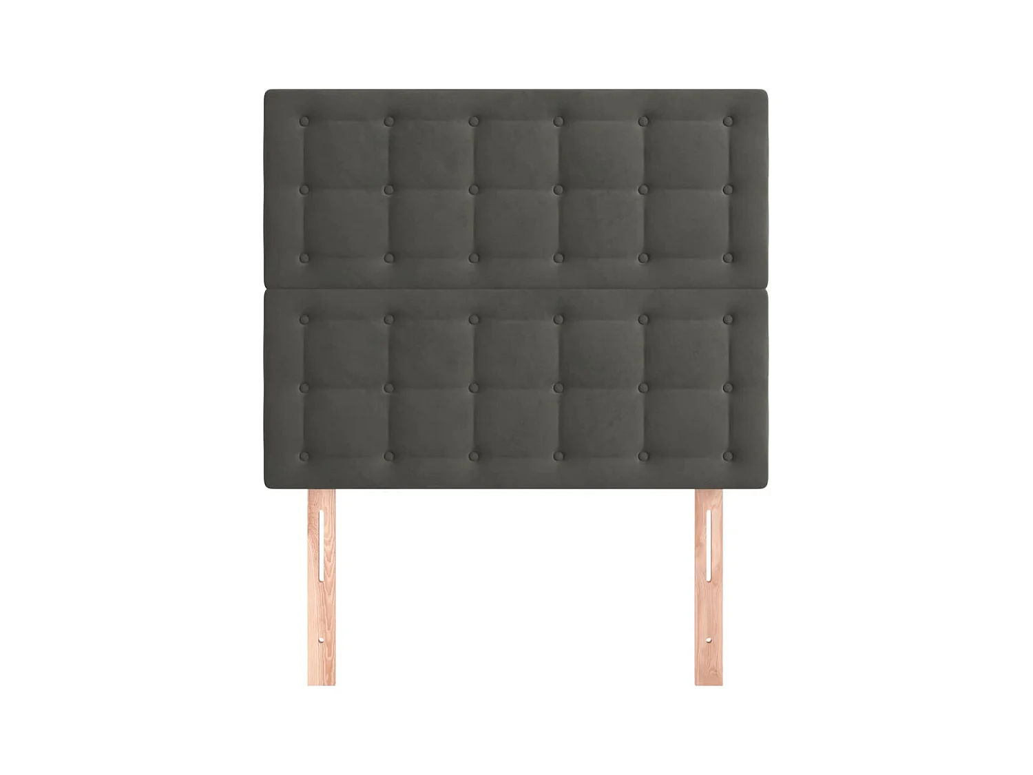 Tête de lit accessoire tissu grise 100 x 5 x 128 cm TDL0206383