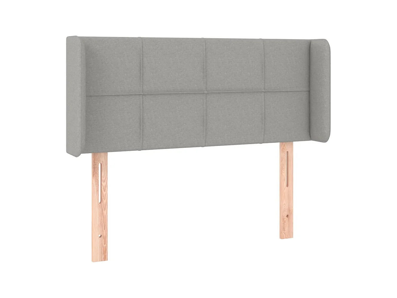 Tête de lit accessoire tissu grise 83 x 16 x 78 cm TDL0201251