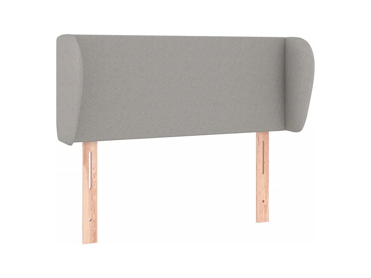 Tête de lit accessoire tissu grise 83 x 23 x 88 cm TDL0205118