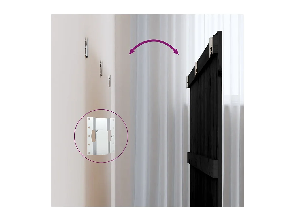 Tête de lit accessoire bois marron 185 x 3 x 90 cm TDL0202514