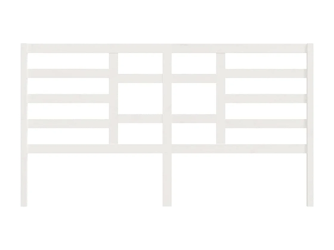 Tête de lit accessoire bois blanche 206 x 4 x 104 cm TDL0203712