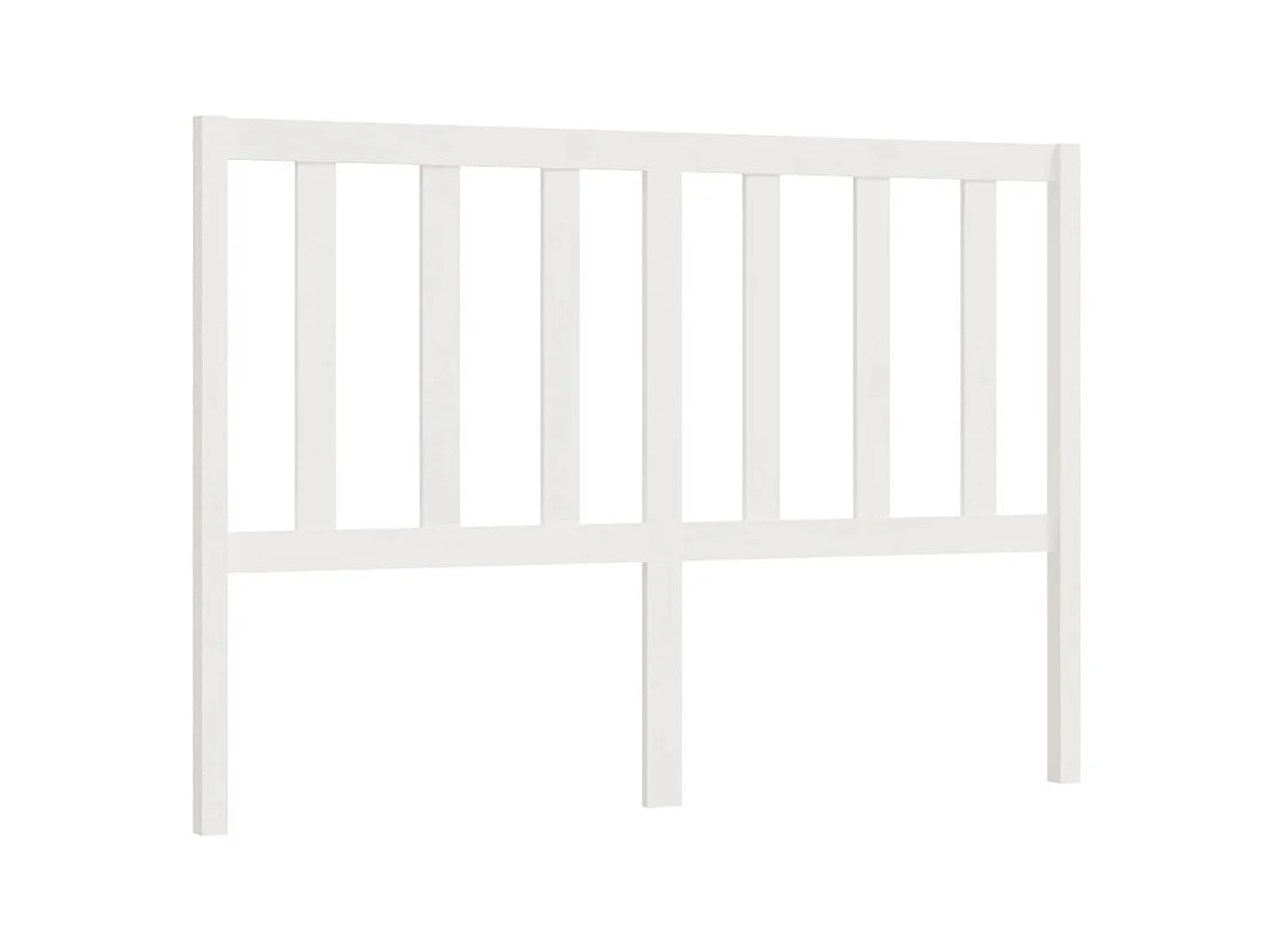 Tête de lit accessoire bois blanche 146 x 4 x 100 cm TDL0203864