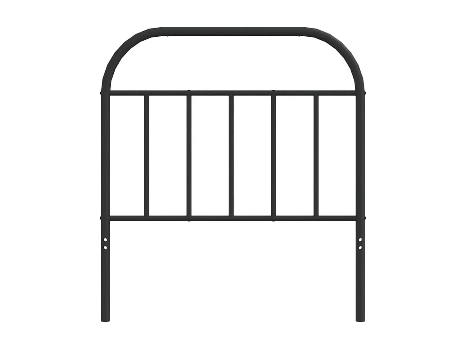 Tête de lit accessoire métal argentée 95 x 3 x 100 cm TDL0202402